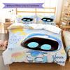 ASTRO BOT Custom Name Pattern Bedding,Quilt Set Quilt Cover Pillowcase Home Birthday Gift(1 * Duvet Cover + 2 * Pillowcase, Without Core)