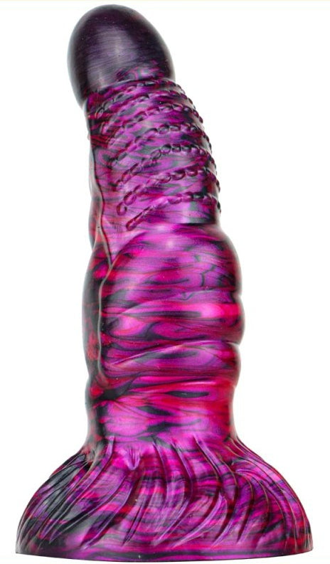 Fantasy Nirp Dildo 15 X 5.3cm Purple-Black - MetallicAnal - Unusual Dildos