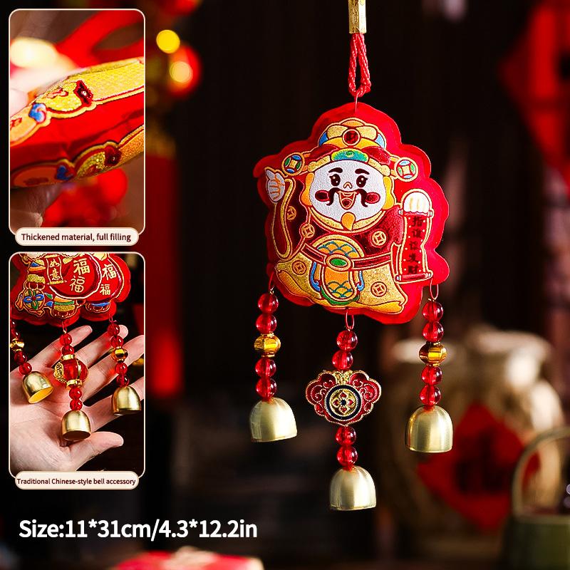 Chinese Spring Festival Lucky Decor The Year Of Hores Door Hanging Pendants Chinese New Year Home Party Supplies
