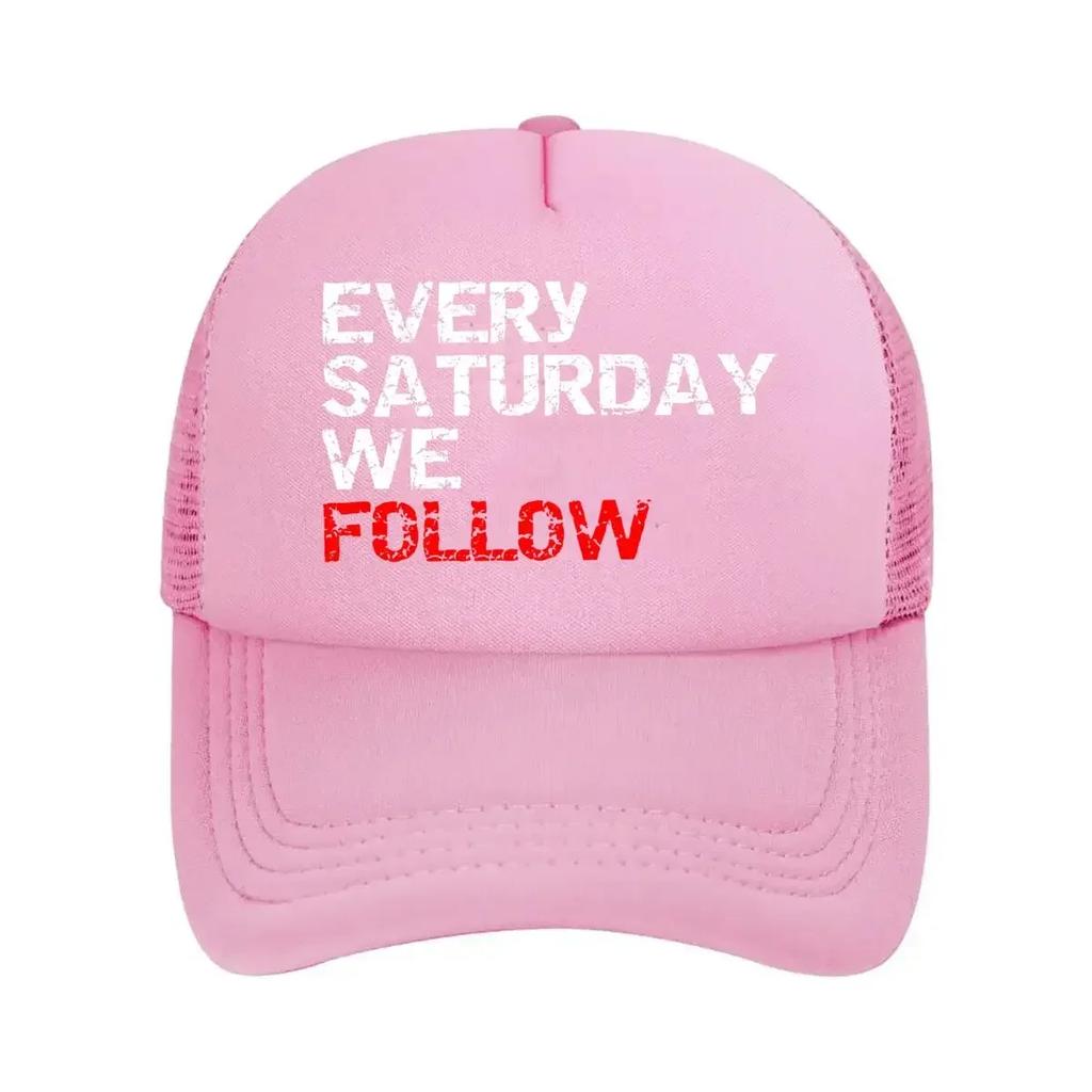 Every Saturday Motivational  Themed Event Text Art Mesh Baseball Cap