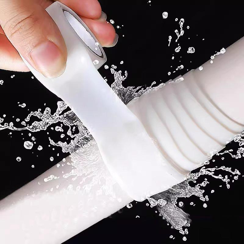 Samowulkanizująca taśma silikonowa wodoodporna zatrzymująca wycieki naprawcza elektryczna izolacyjna taśma hydrauliczna samochodowa taśma do łączenia rur i węży