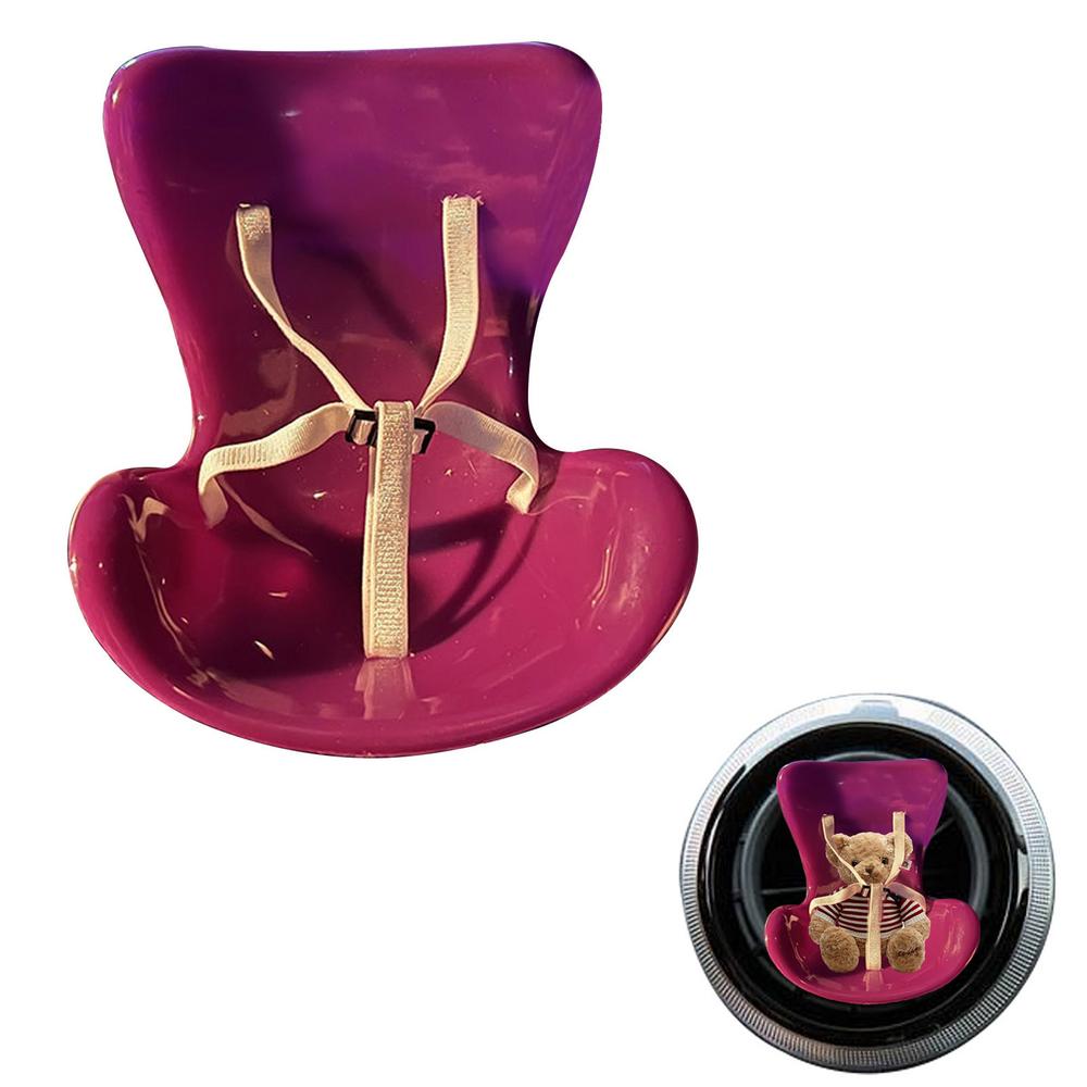 Niedliche Autodekoration, Auto-Luftauslass-Puppe, Sicherheitssitzschnallen-Design, Auto-Innendekoration für alle Arten von Auto-Outlet-Modellen