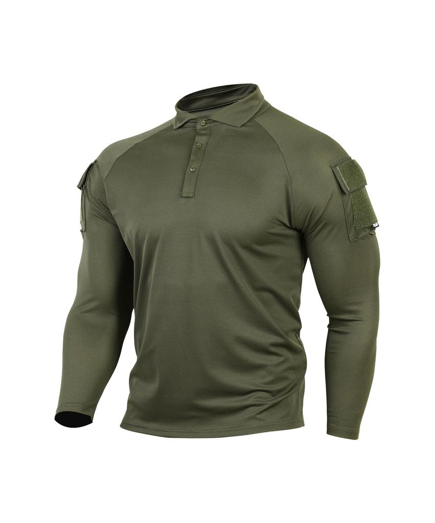 Millibeulo [Steel Troops X Millibro] Armor Tactical Long Sleeve Collared T-Shirt (Type A)