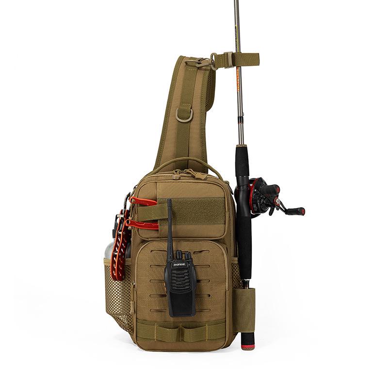 Multifunctional Fishing Gear Crossbody Bag & Rod Storage