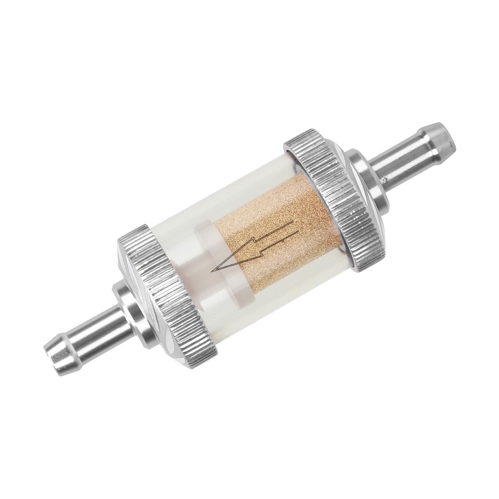 

Мотоциклетный Топливный Бензиновый Фильтр Резьба ABS Термостойкий для Мотоцикла Диаметром 6 ммЧерный Silver серебряный