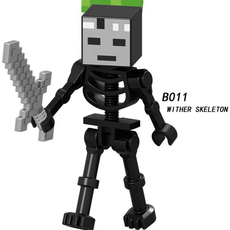 Minifiguren Bausteine ​​Spielzeug World Series Baustein-Minifiguren für Kinder Minecraft Eisen