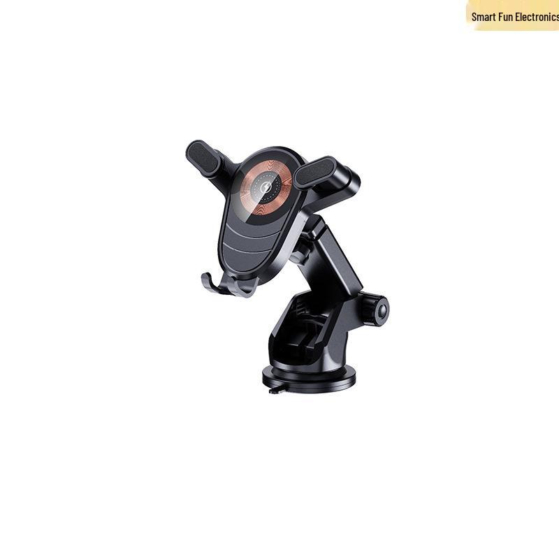 2026 Model Retractable 360° Rotating Car Phone Holder with 15W Fast Charging