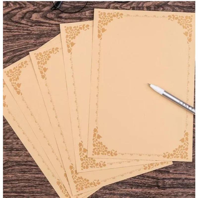 Vintage Kraft Konvolutt Retro Håndlaget postkort Kjærlighetsbrev Skrive Gaveemballasje Oppbevaringspose Invitasjon gratulasjonskort