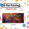 2D Flat Banner, 1 Piece Indian Style 2D Flat Banner for Garage Door and Holiday Decoration