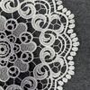 White Lace Placemat, Round Oval Vintage Doily, Embroidered Placemat Coaster for Cup Vase Dining Table Wedding Party Decor