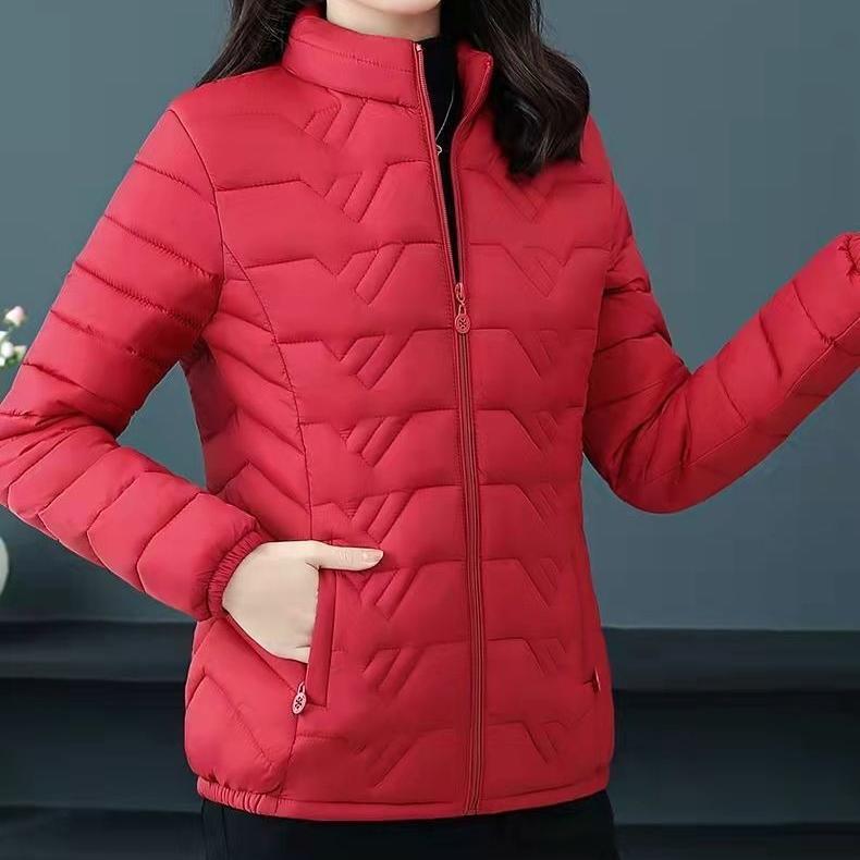 Winter Warmer Baumwollmantel für Damen Mode Übergröße Lässig Oberbekleidung Jacke für Mütter mittleren Alters