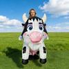 Inflatable White Cow Costume for Halloween & Easter: Cute, Creative, and Fun for Festivals & Pranks.