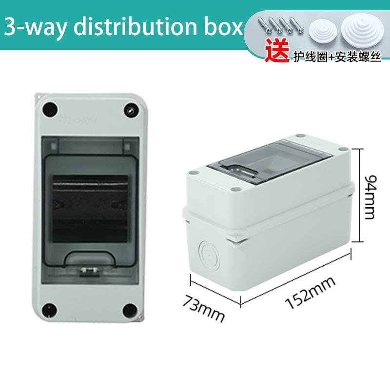 HT Series Junction Box 2/3/5/8/12/15/18/24WAY PC Plastic Outdoor Electrical IP65 Waterproof Distribution Box Switch Box Fuel Injectors 6