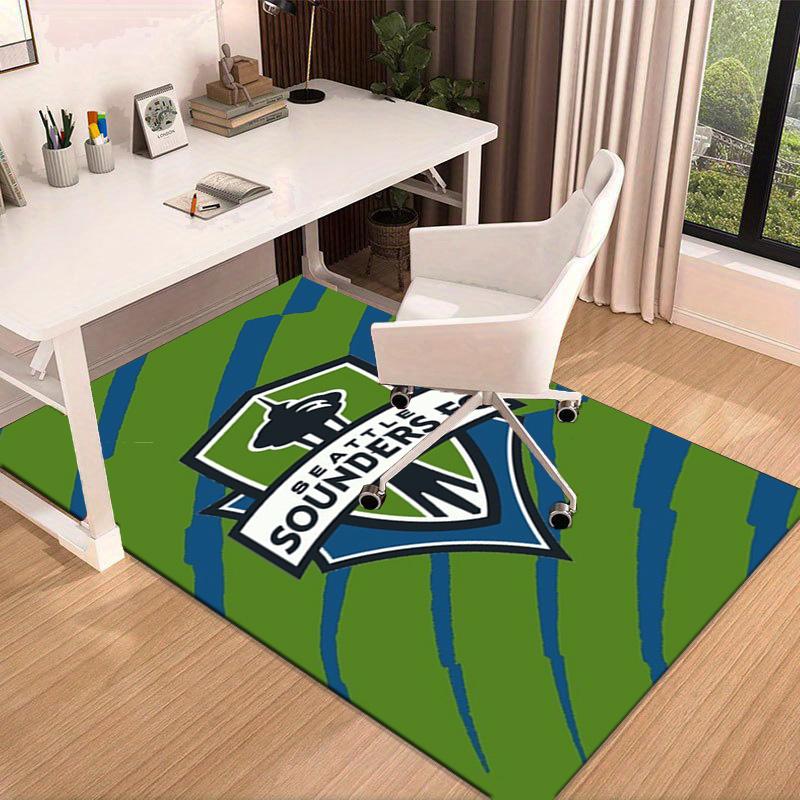 Fc Crest Design Printed Area Rug for Office, Chair Rug, Decorative Carpet Floor Mat, Large Size Fan gifts Christmas gifts