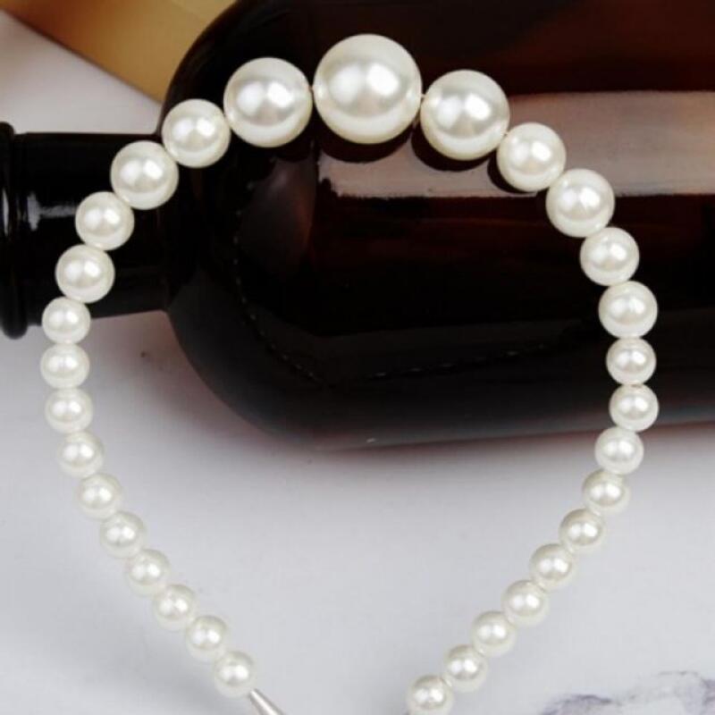 Big pearl point headband
