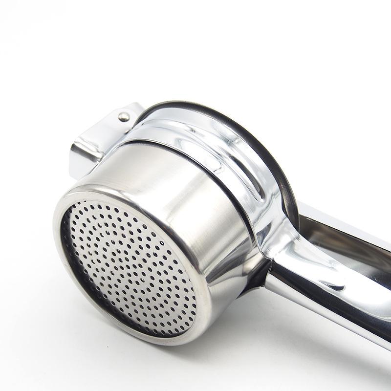 Manual Potato Masher Stainless Steel Potato ricer with 3 Interchangeable Discs for Mashed Potatoes, Cauliflower, Yams