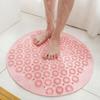 Waterproof Bathroom Mat Round Foot Massage Mat Versatile Shower Mat  for Bathroom