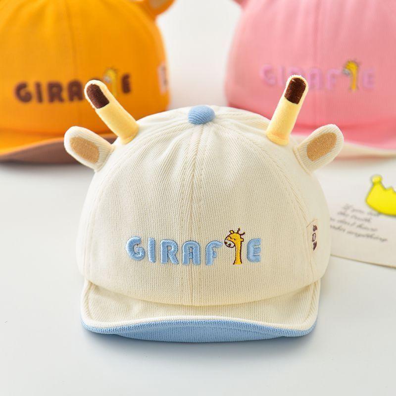Giraf Deer Antler Baby Baseball Cap For Spring Autumn Sun Protection
