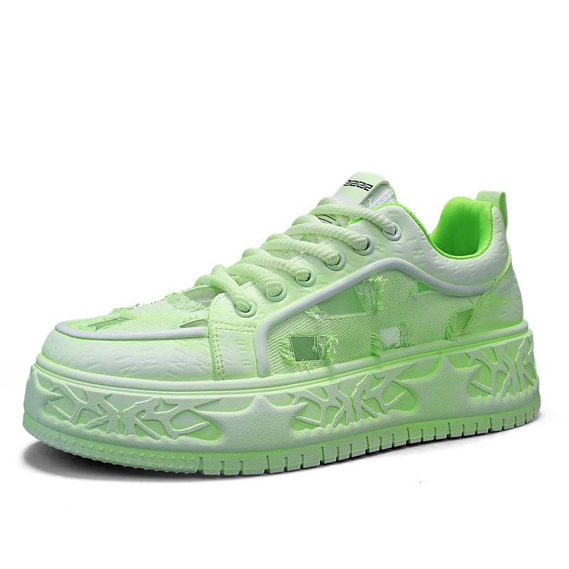 

Board shoes men s shoes summer new breathable casual shoes thick-soled low-top little white shoes men s breathable trend sports shoes 39