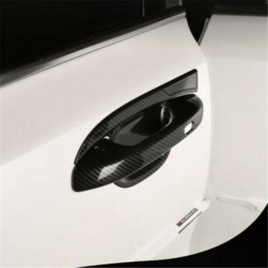 For KIA Sorento 2021-2024 Carbon Fiber Exterior Door Handle Bowl Cover Trim
