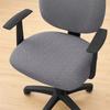 2Pcs/set Anti-dirty Split Office Chair Cover Elastic Lift Rotating Chair Cover  for Home&Office