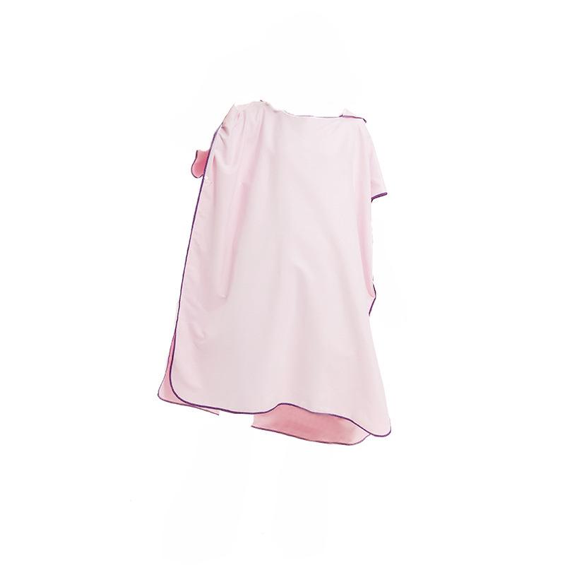 

Мікрофібровий халат-рушник з капюшоном для ванни та пляжу 90x110cm рожевий