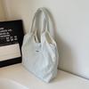 Women's Tote Bag Large Capacity Underarm Bag Bow Embroidery Shoulder Bag