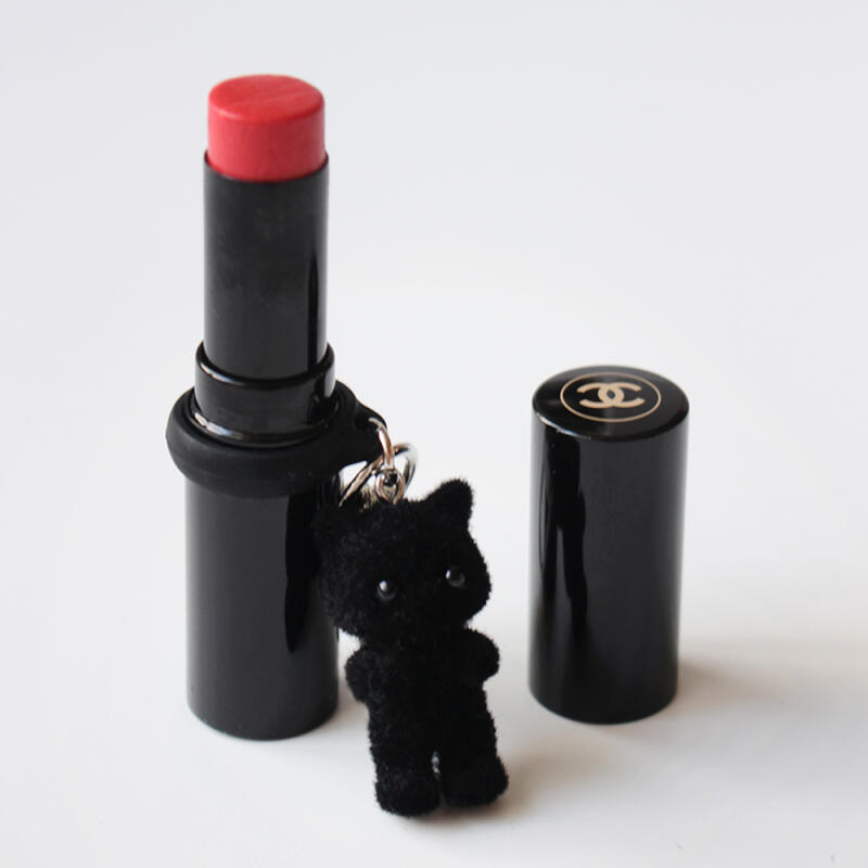 Lip Balm, Lipstick, Flocking Lip Keychain (7 Types) (Cat)