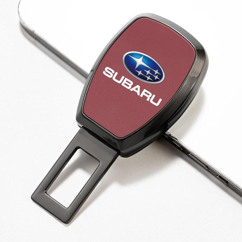 Auto Seatbelt Buckle Extender Safety Belt Extension Clip Car Interior Accessories Fit Subaru Forester XV Outback WRX Legacy