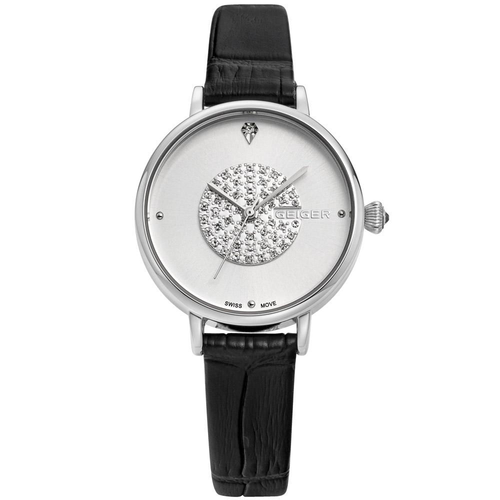 Gaigeo Ge1211 Cubic Leather Watch