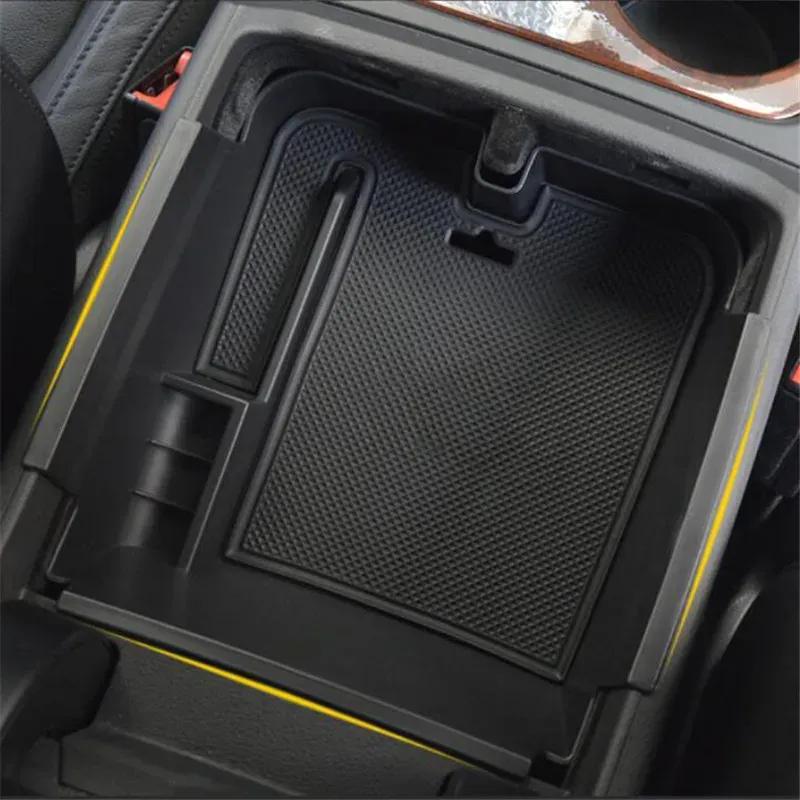 Car-Styling Dedicated Modified Central Armrest Storage Box Glove Tray Pallet Case For Volkswagen vw Touareg 2016