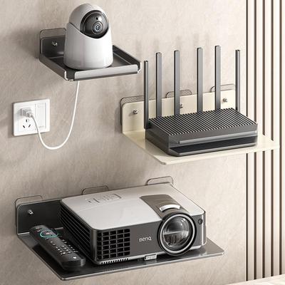 No-Drill Wall-Mount Bracket for Monitor, Camera, or Router Shelf