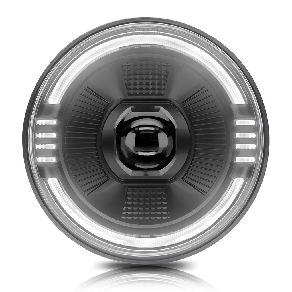 7 Inch LED Headlight for Motorcycle Off Road Vehicle DRL Turn Signal High Low Beam Headlamp