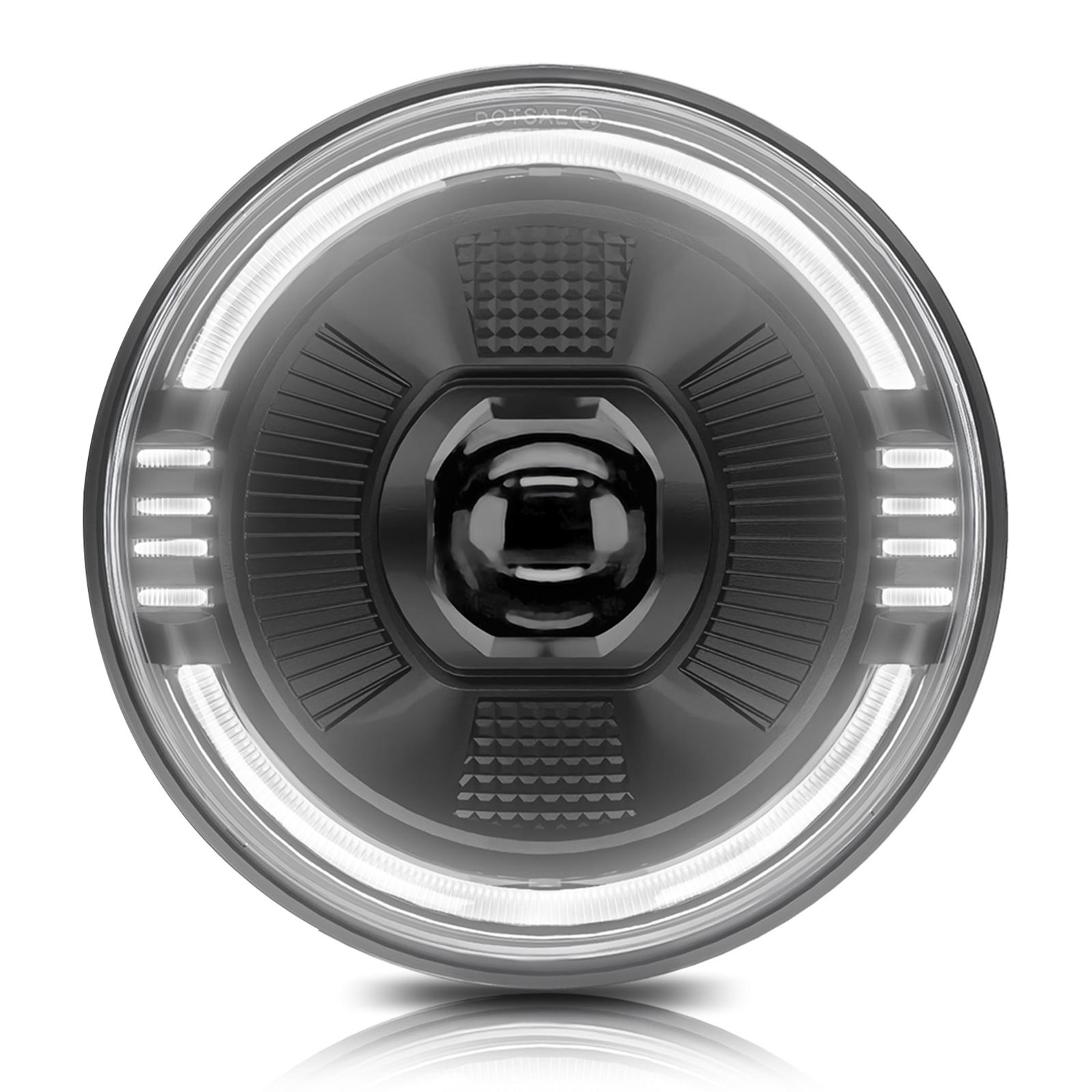 

7-дюймова світлодіодна фара для мотоцикла, позашляховика, ДХВ, покажчик повороту, фара з дальнім/ближнім світлом Type A