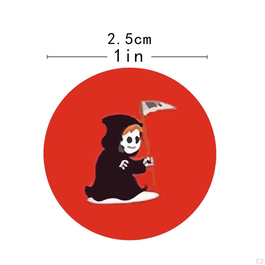 500 Pieces Halloween Stickers Animal Seal Party Supplies Craft Lovely Roll DIY