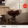 Fruit plate advanced sense light luxury living room coffee table large capacity snack dried fruit plate food grade drainable high foot fruit plate