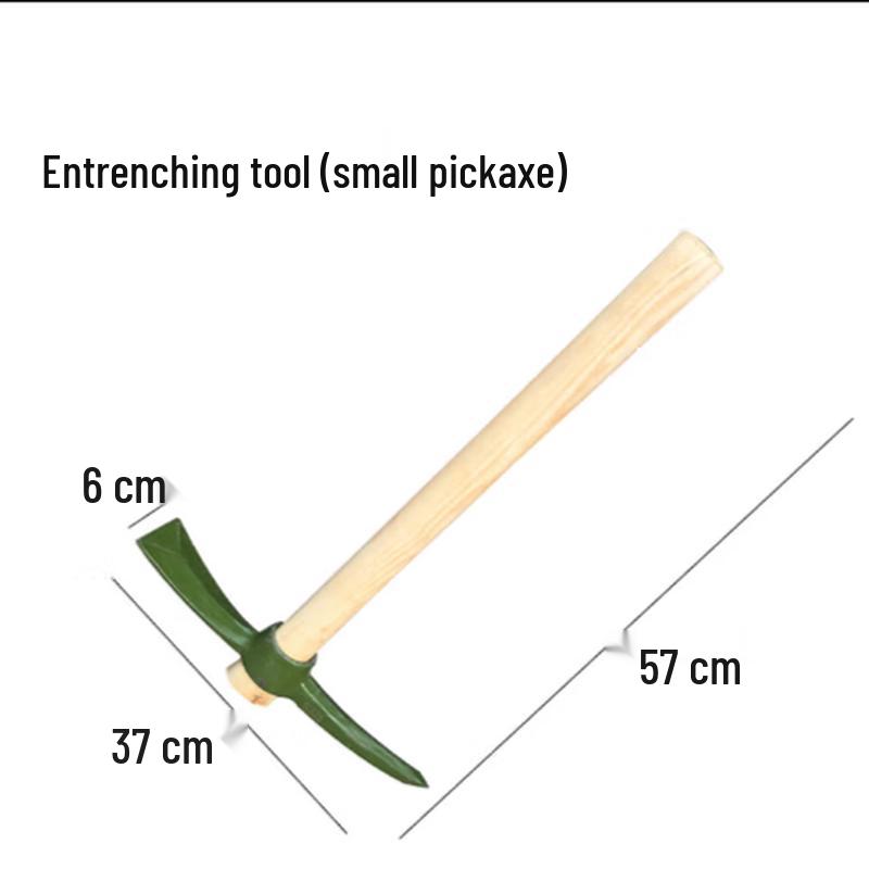 Sapper s Wooden Handle Pickaxe