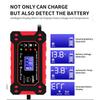 6A 12V Car Battery Charger Pulse Repair LCD Display Smart Fast Charge AGM Deep Cycle GEL Lead-Acid Charger for Auto Motorcycle