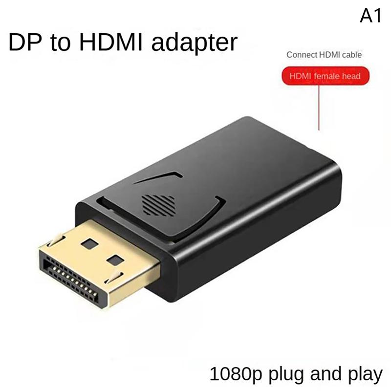 Displayport To Hdmi-Compatible Adapter Dp Male To Female Hdmi-Compatible Video Audio Cable Hd 4K 1080P For Pc Tv Laptop