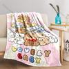 Verschiedene Größen Capybara Cartoon Decke Warm Weich Flauschig Überwurf King Size Luxus Überwurf Kinder Erwachsener Bett Sofa Decke Reise Überwurf