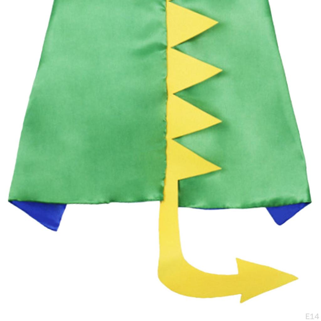 Dinosaur Costume Cape Mask Cosplay Accessories Party Robe Halloween Cloak for Fancy Dress Birthday