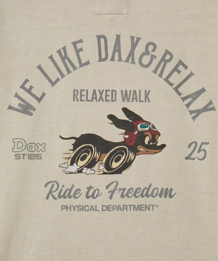PHYPS MOTORCYCLE Dax 125 Short Sleeve Beige