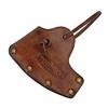 TOURBON Axe Cover Sheath Leather Hand Axe Case for Camping and Wood Splitting