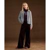 ELLE KIDS Girls' Cloud-Feel Wool Blend Lapel Cardigan