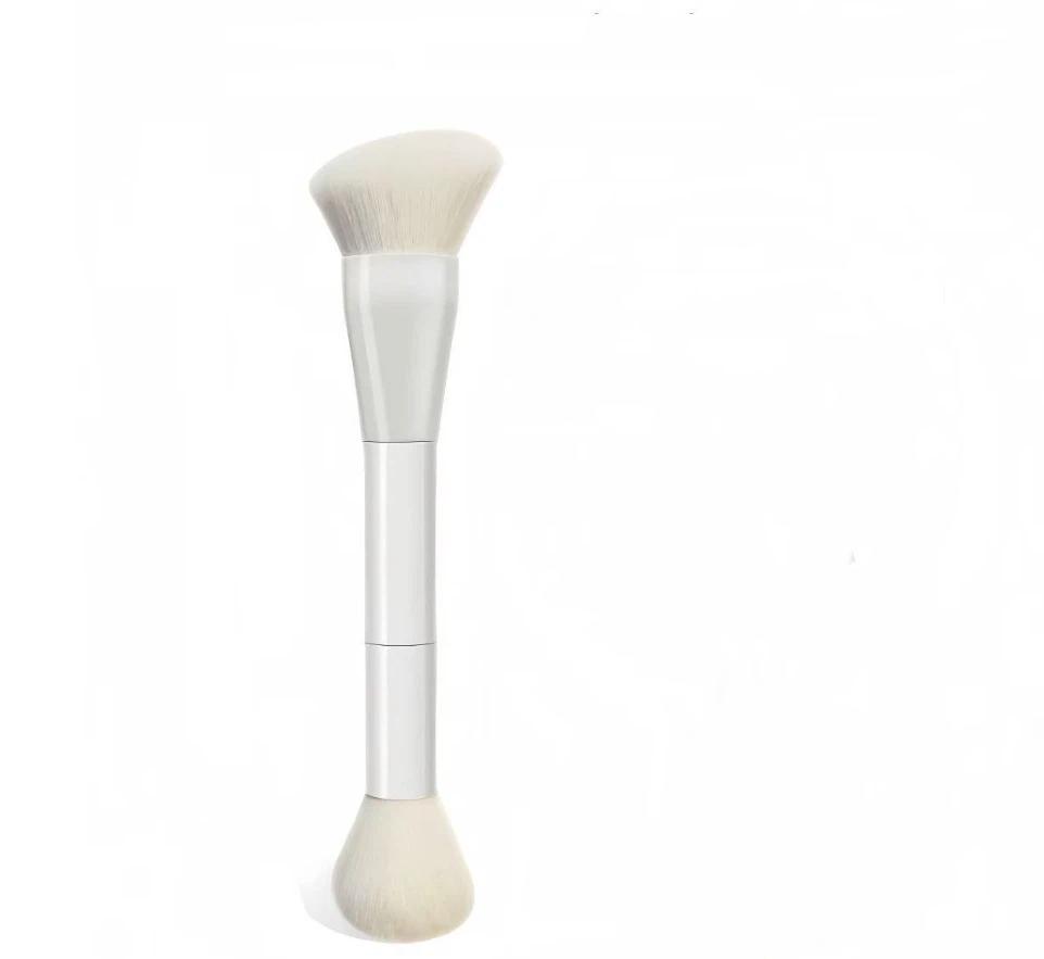 Doppelseitiger Foundation-Pinsel Doppelseitiger Puder-Rouge-Concealer-Pinsel Kontur-Make-up-Pinsel Professionell
