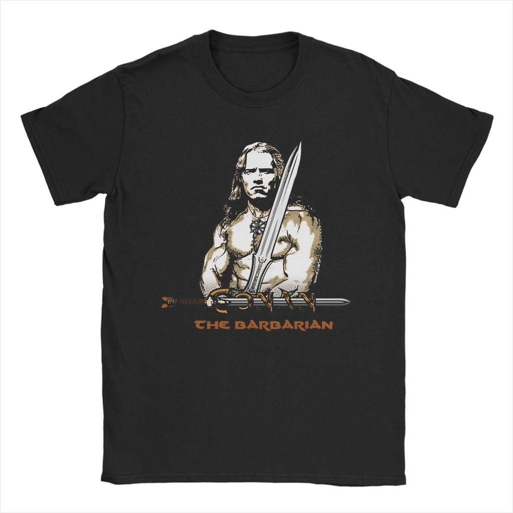 Conan The Barbarian T Shirt Unisex Cotton Funny TShirts O Neck  Tees Short Sleeve Clothing Gift Idea