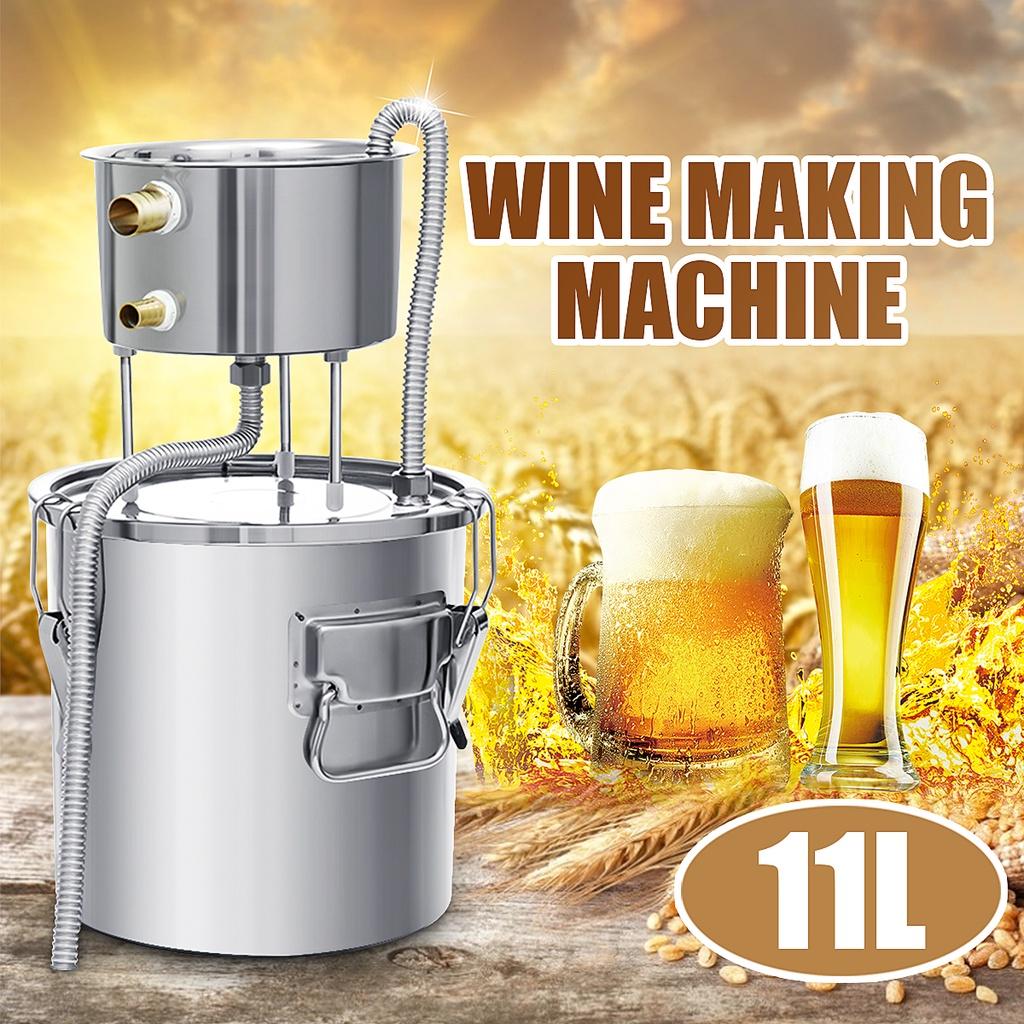 3/6/9 galonów 11/22/35 litrów miedziana rurka Moonshine nadal duchy woda destylator alkoholu domowe warzenie zestaw do robienia wina