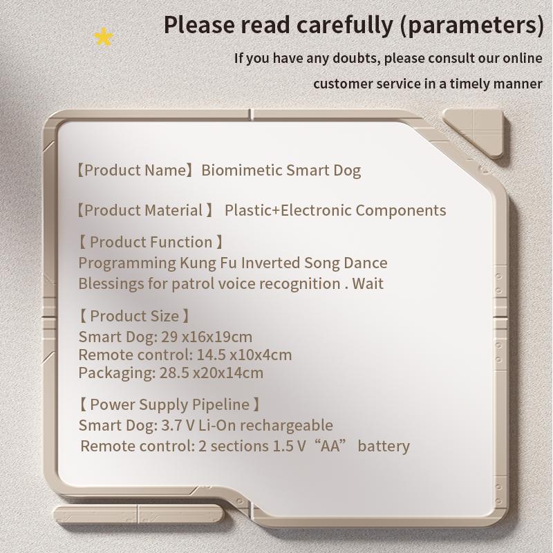 Robot Dog RC Stunt Car Toys 2.4GHZ RC Car Gesture Sensing Remote Control Car with Mecanum Wheels, LED Eyes