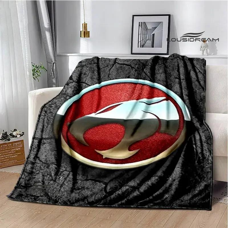 Thundercats Cartoon-Druckdecke, warme Decke für Kinder, T-Flansch-Decke, Heimreisedecke, Bettauskleidung, Geburtstagsgeschenk