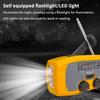 2000 Mah Emergency Radio With Led Lights Radio Usb Solar Charging Light Outdoor Travel Portable Rechargeable Fm/Am Radio